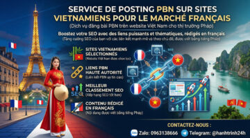 Publier PBN en Français sur Domaines Vietnamites