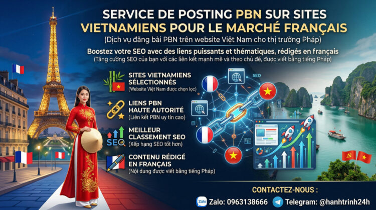 Publier PBN en Français sur Domaines Vietnamites